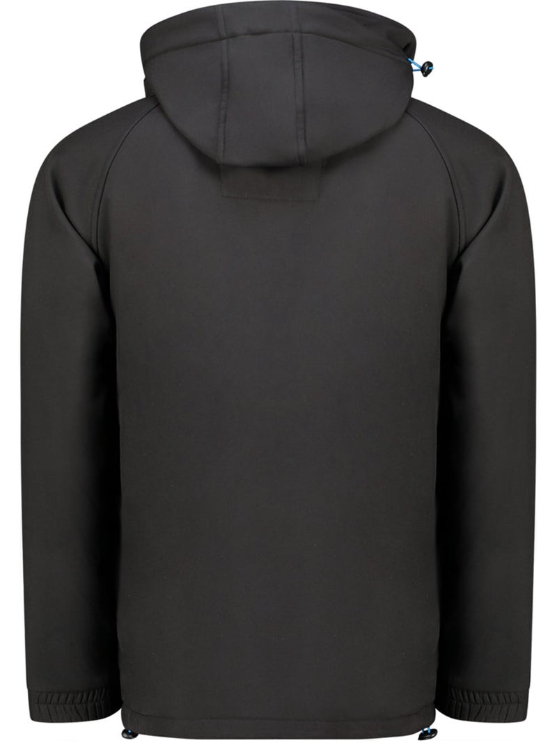 Casaco softshell corta-vento com capuz riziereak – canadian peak Preto - Kiabi