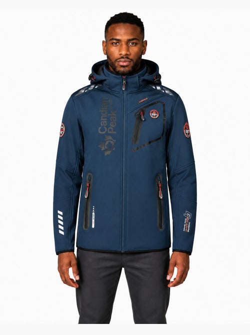 Casaco softshell corta-vento com capuz royauteak – canadian peak - Kiabi Casaco softshell corta-vento com capuz royauteak – canadian peak - Kiabi
