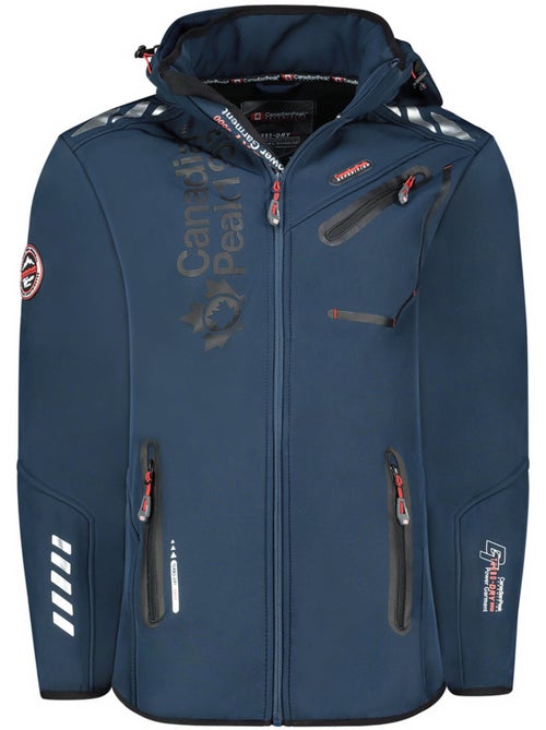 Casaco softshell corta-vento com capuz royauteak – canadian peak - Kiabi Casaco softshell corta-vento com capuz royauteak – canadian peak - Kiabi