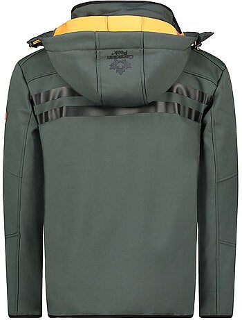 Casaco softshell corta-vento com capuz royauteak – canadian peak