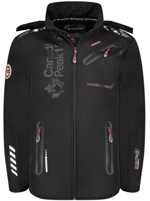 Casaco softshell corta-vento com capuz royauteak – canadian peak - Kiabi Casaco softshell corta-vento com capuz royauteak – canadian peak - Kiabi