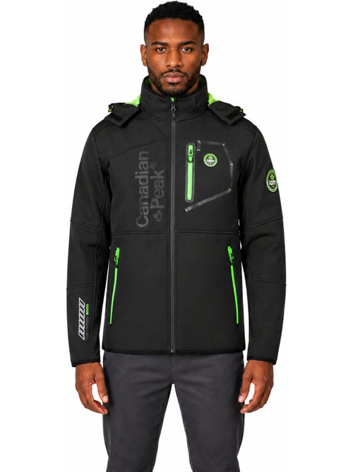 Casaco softshell corta-vento com capuz royauteak – canadian peak - Kiabi Casaco softshell corta-vento com capuz royauteak – canadian peak - Kiabi