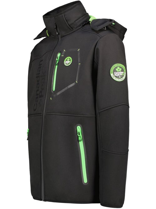 Casaco softshell corta-vento com capuz royauteak – canadian peak - Kiabi Casaco softshell corta-vento com capuz royauteak – canadian peak - Kiabi