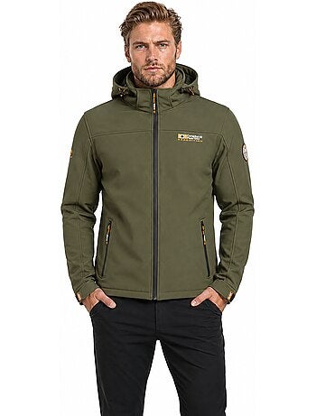 Casaco softshell corta-vento com capuz takeneak – canadian peak