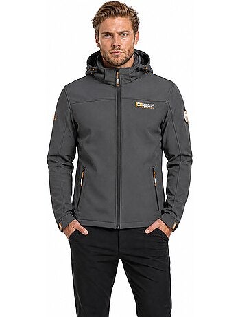 Casaco softshell corta-vento com capuz takeneak – canadian peak