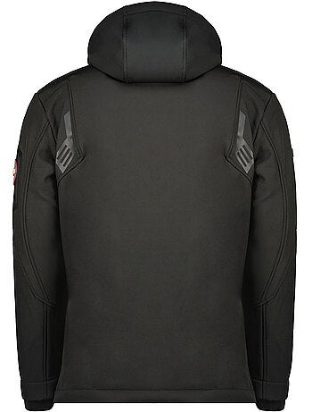 Casaco softshell corta-vento com capuz talenteak – canadian peak