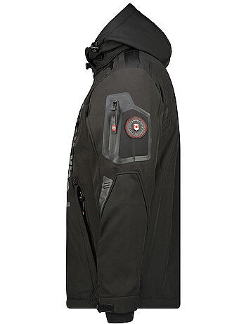 Casaco softshell corta-vento com capuz talenteak – canadian peak