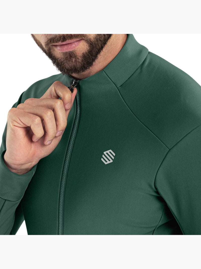 Casaco softshell de ciclismo para homem Verde escuro - Kiabi