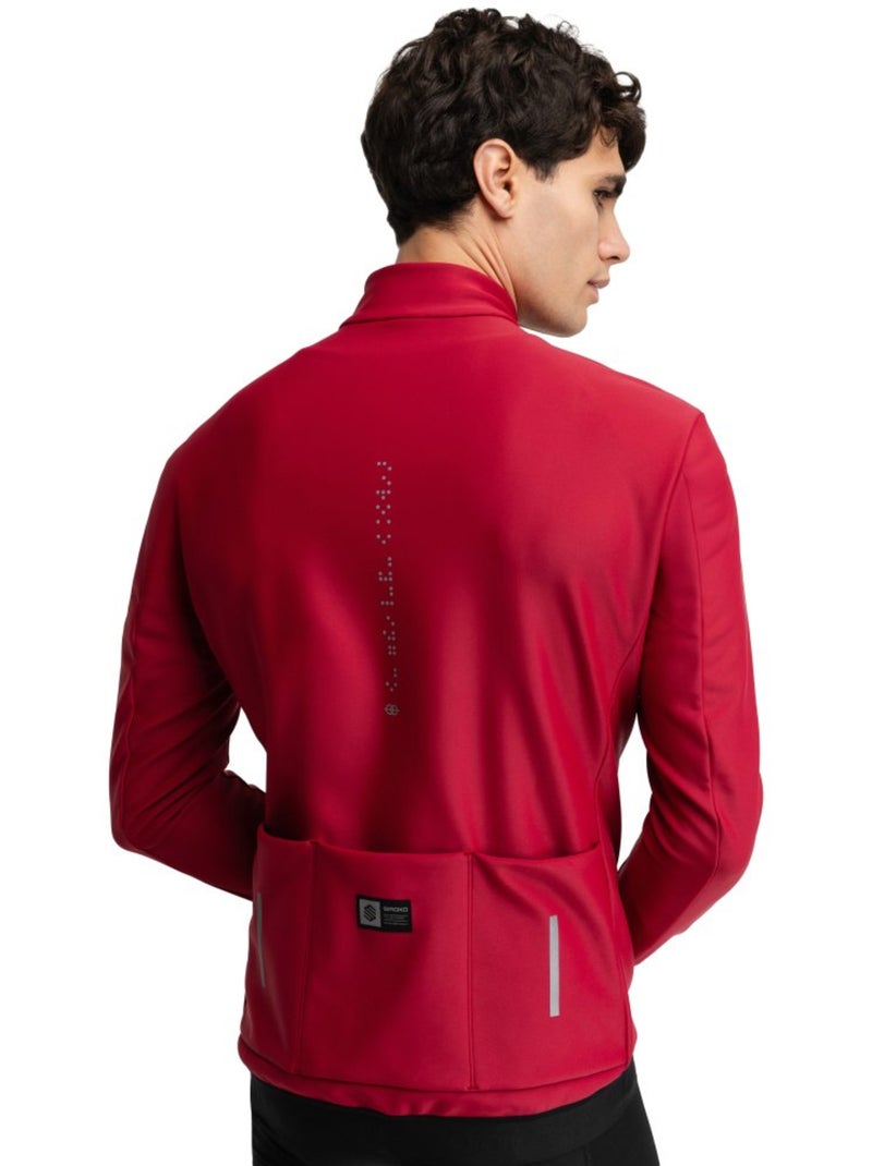 Casaco softshell de ciclismo para homem Vermelho - Kiabi