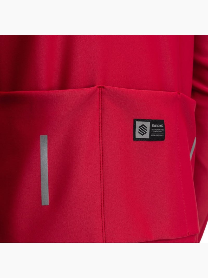 Casaco softshell de ciclismo para homem Vermelho - Kiabi