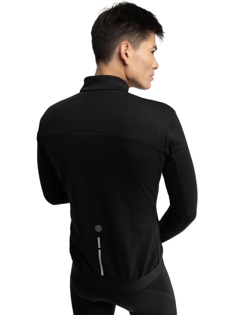 Casaco softshell de inverno para ciclismo homem Preto - Kiabi