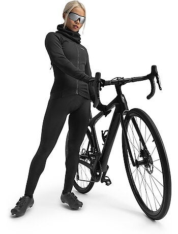 Casaco softshell de inverno para ciclismo mulher