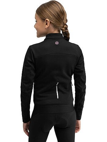 Casaco softshell de inverno para ciclismo rapariga
