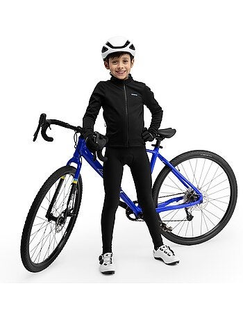 Casaco softshell de inverno para ciclismo rapaz