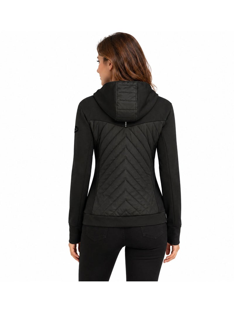 Casaco softshell híbrido com capuz triangleoral – kaporal Preto - Kiabi