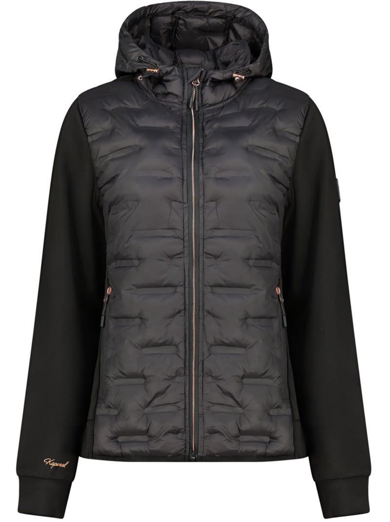 Casaco softshell híbrido com capuz tropicaleoral – kaporal Preto - Kiabi