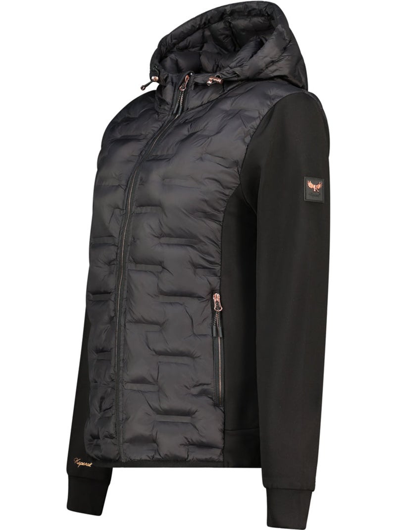 Casaco softshell híbrido com capuz tropicaleoral – kaporal Preto - Kiabi
