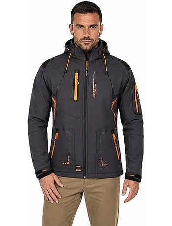 Casaco softshell impermeável com capuz amovível tourmaline – canadian peak
