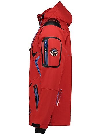 Casaco softshell impermeável com capuz amovível tourmaline – canadian peak
