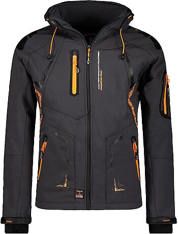 Casaco softshell impermeável com capuz amovível tourmaline – canadian peak