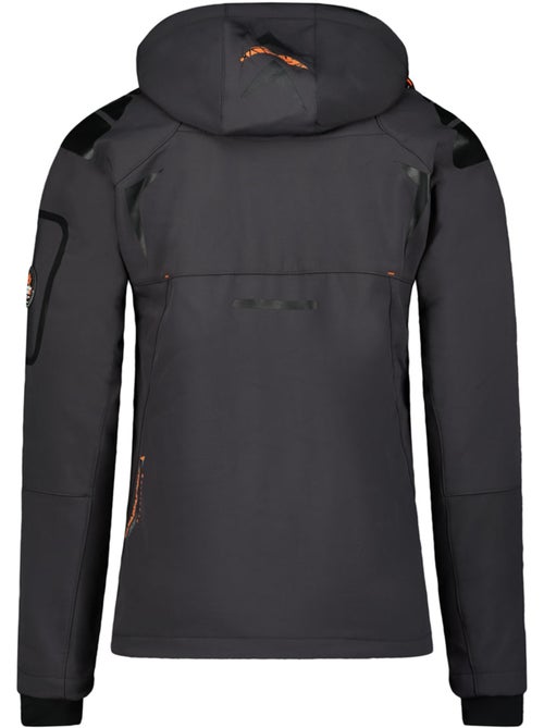 Casaco softshell impermeável com capuz amovível tourmaline – canadian peak - Kiabi Casaco softshell impermeável com capuz amovível tourmaline – canadian peak - Kiabi