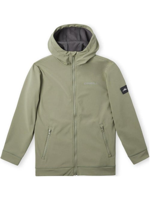 Casaco Softshell Impermeável Kaki para Rapaz O'Neill Outdoor - Kiabi