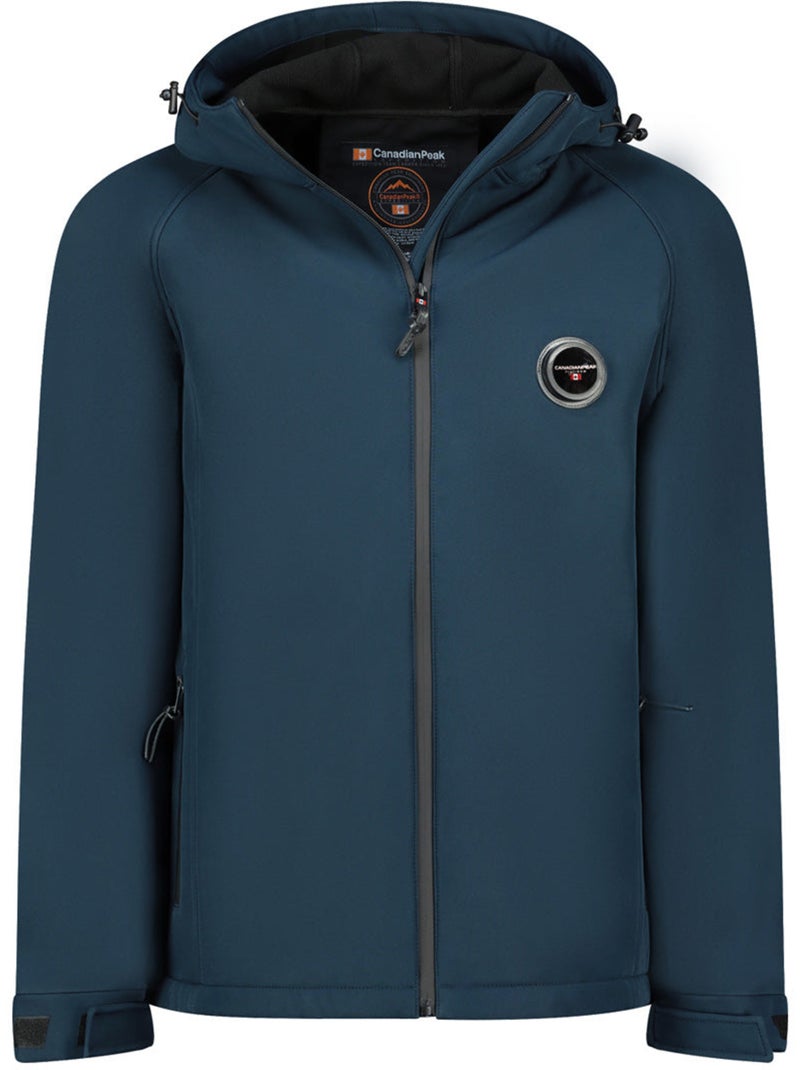 Casaco softshell repelente à água com capuz tamigoglasseak – canadian peak Azul-marinho - Kiabi