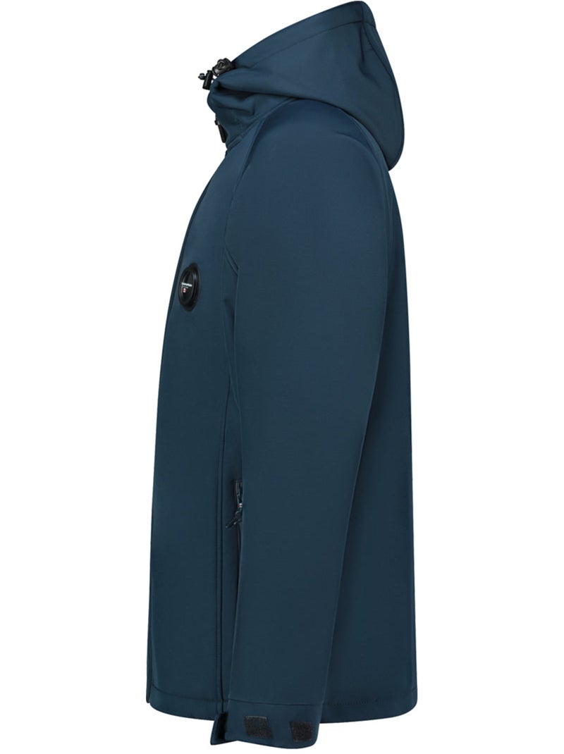 Casaco softshell repelente à água com capuz tamigoglasseak – canadian peak Azul-marinho - Kiabi