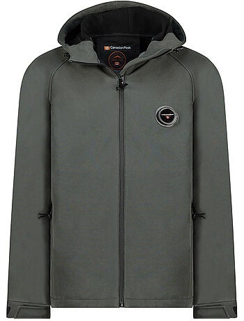 Casaco softshell repelente à água com capuz tamigoglasseak – canadian peak