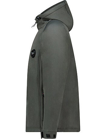 Casaco softshell repelente à água com capuz tamigoglasseak – canadian peak
