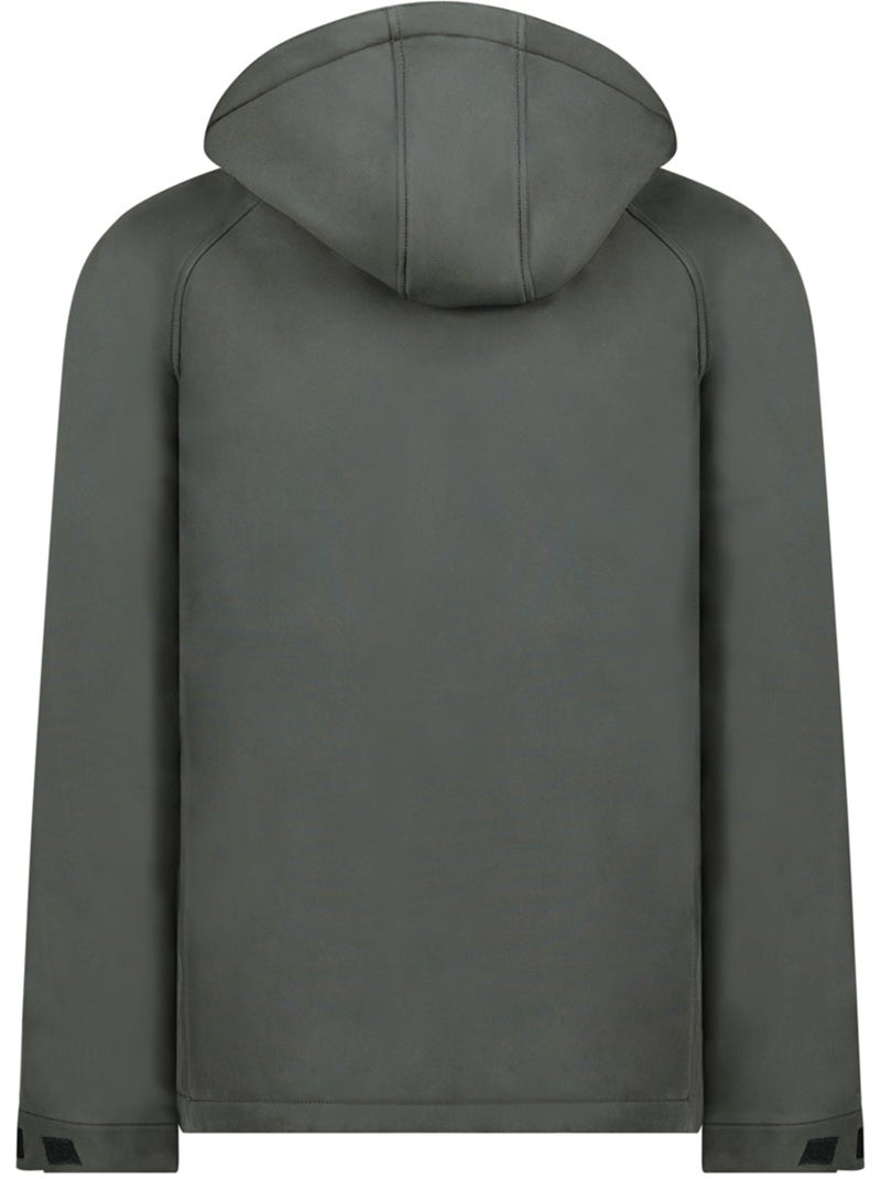 Casaco softshell repelente à água com capuz tamigoglasseak – canadian peak Cinza escuro - Kiabi