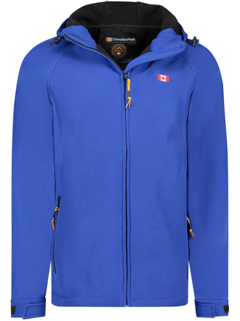 Casaco softshell repelente à água com capuz tamigoloreak – canadian peak Azul-real - Kiabi