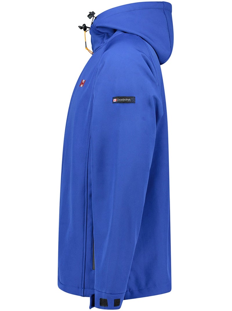 Casaco softshell repelente à água com capuz tamigoloreak – canadian peak Azul-real - Kiabi