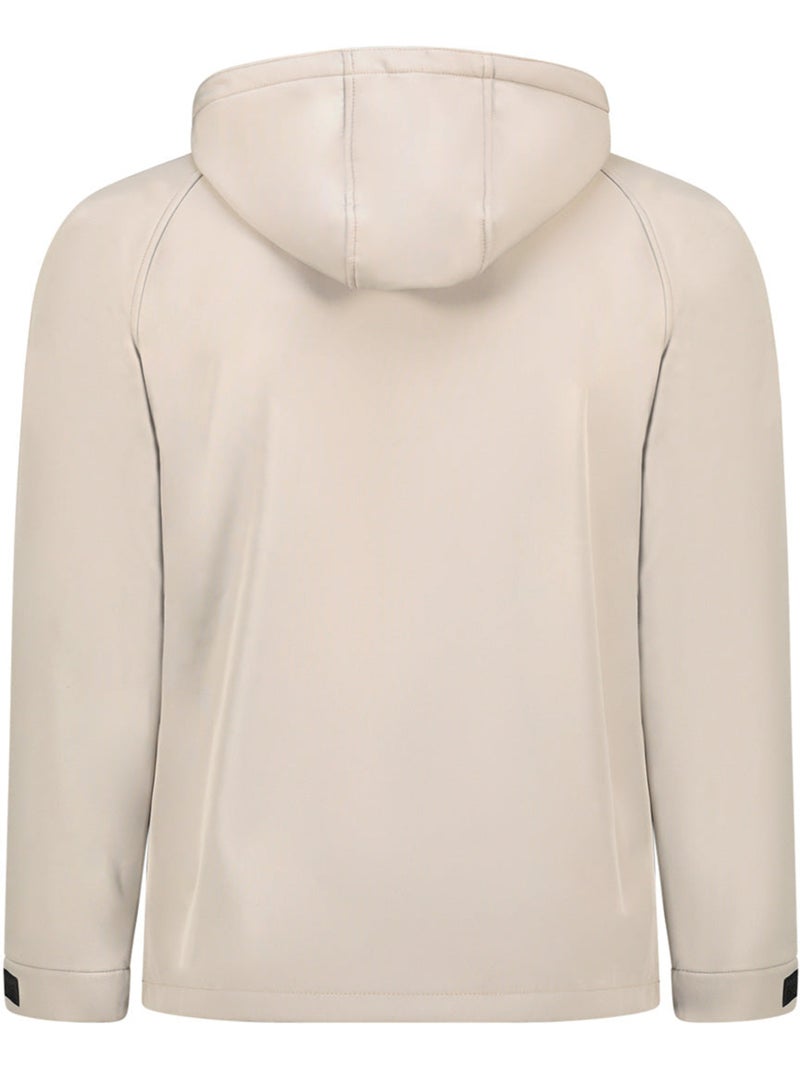 Casaco softshell repelente à água com capuz tamigoloreak – canadian peak Bege - Kiabi