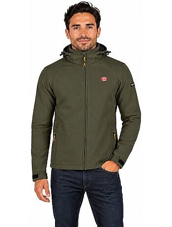 Casaco softshell repelente à água com capuz tamigoloreak – canadian peak