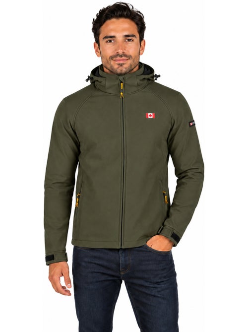 Casaco softshell repelente à água com capuz tamigoloreak – canadian peak - Kiabi Casaco softshell repelente à água com capuz tamigoloreak – canadian peak - Kiabi