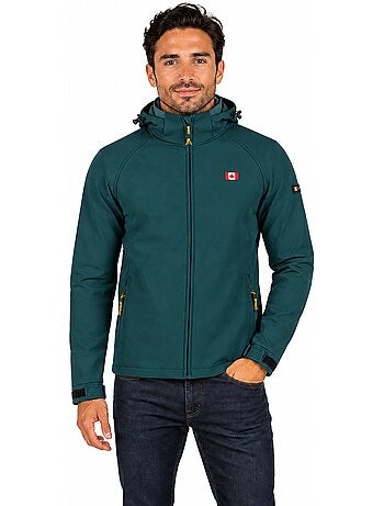 Casaco softshell repelente à água com capuz tamigoloreak – canadian peak