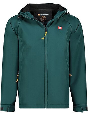 Casaco softshell repelente à água com capuz tamigoloreak – canadian peak