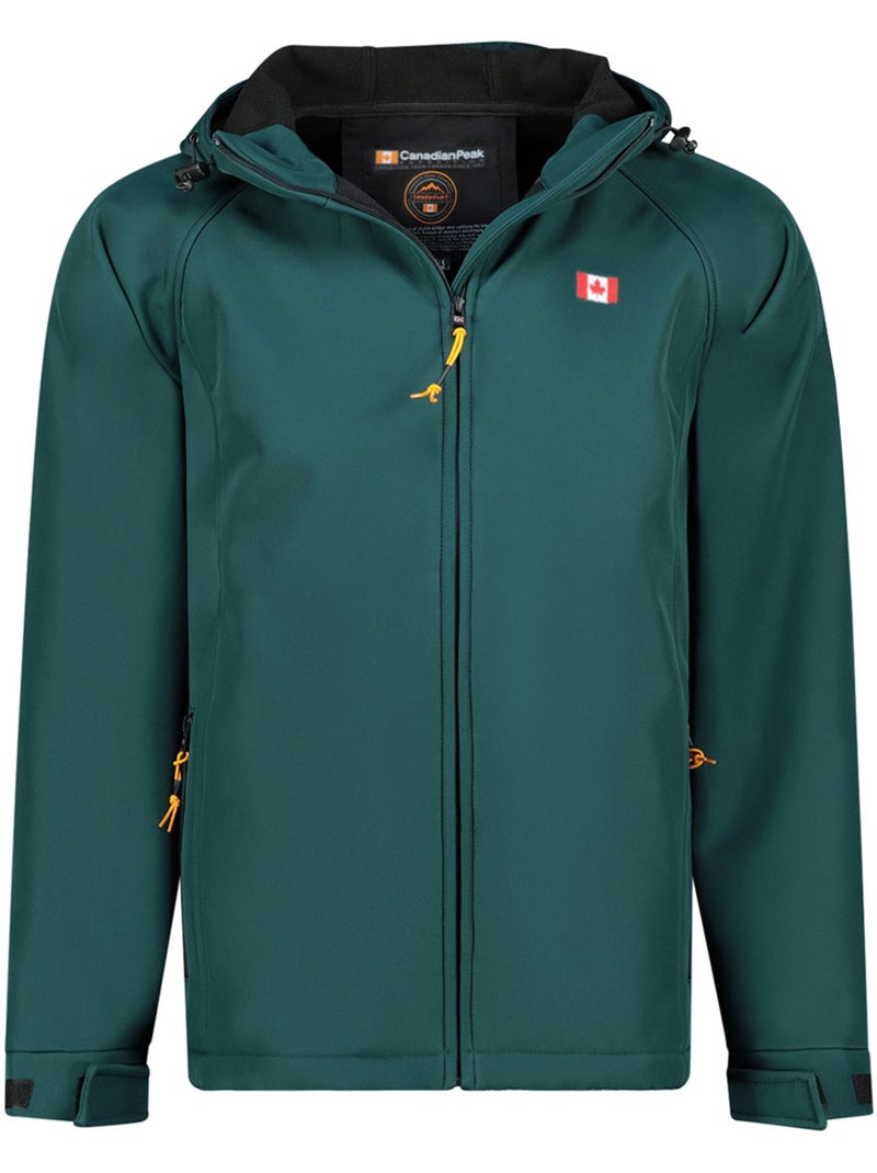 Casaco softshell repelente à água com capuz tamigoloreak – canadian peak Verde escuro - Kiabi