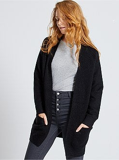 Casaco suave com abas - Kiabi