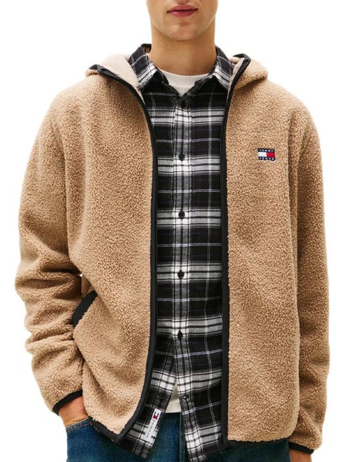 Casaco teddy marrom para homem tommy hilfiger - Kiabi Casaco teddy marrom para homem tommy hilfiger - Kiabi