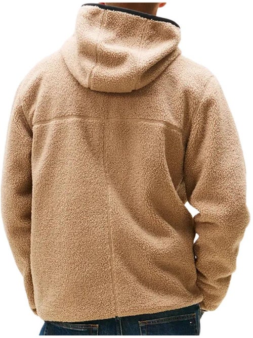Casaco teddy marrom para homem tommy hilfiger - Kiabi Casaco teddy marrom para homem tommy hilfiger - Kiabi