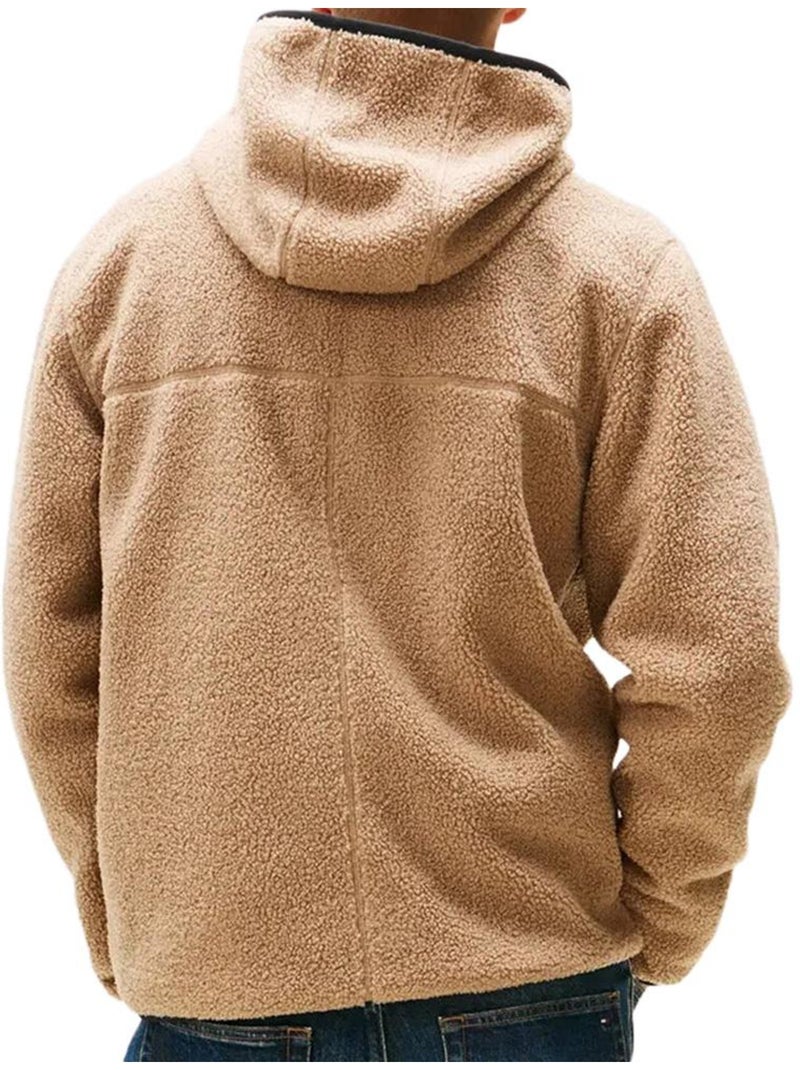 Casaco Teddy Marrom para Homem Tommy Hilfiger Castanho-capuccino - Kiabi