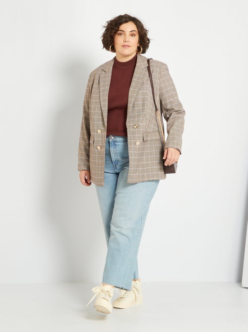 Casaco tipo blazer com botões duplos - Kiabi