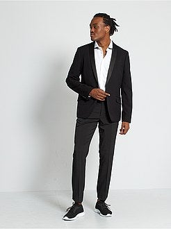 Casaco tipo blazer com colarinho acetinado - Kiabi