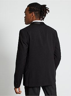 Casaco tipo blazer com colarinho acetinado - Kiabi