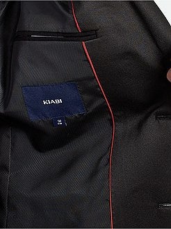 Casaco tipo blazer com colarinho acetinado - Kiabi