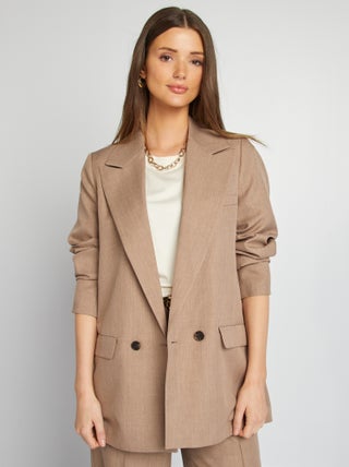 Casaco tipo blazer oversize