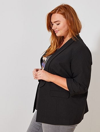 Casaco tipo blazer sem botões - Kiabi