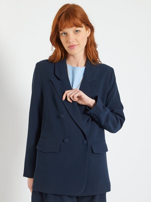 Casaco tipo blazer semi-comprido - Kiabi